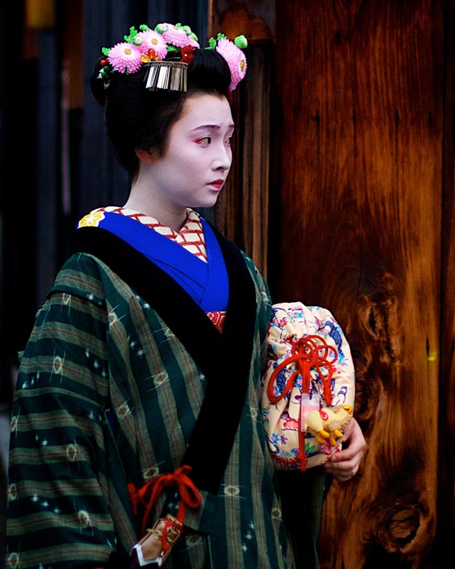 A Maiko (apprentice Geisha) in Kyoto